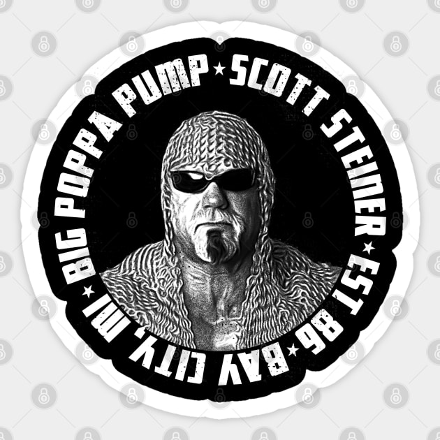 Big Poppa Pump Gym Shirt T-Shirt (black) Sticker by hitman514